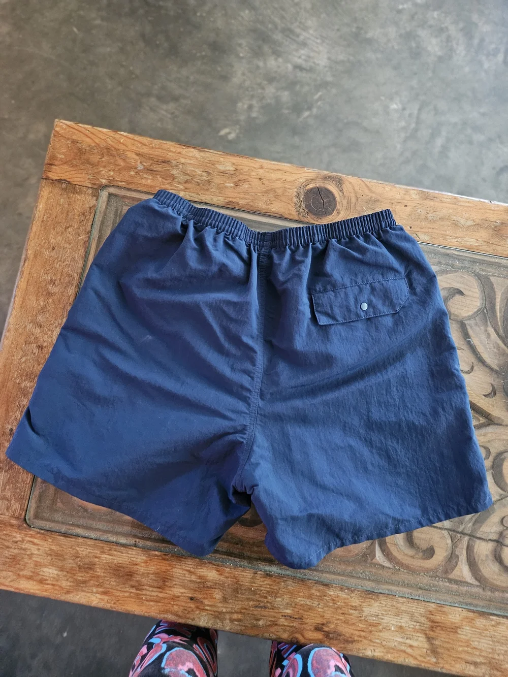 Patagonia Mens Navy Blue Lined Swim/Board Shorts Size M